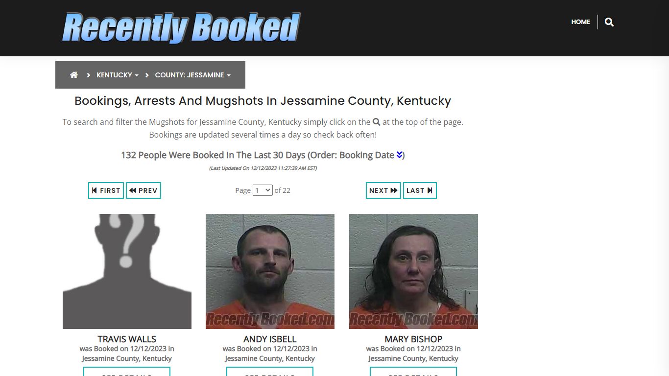 Jessamine County Mugshots Busted Newspaper