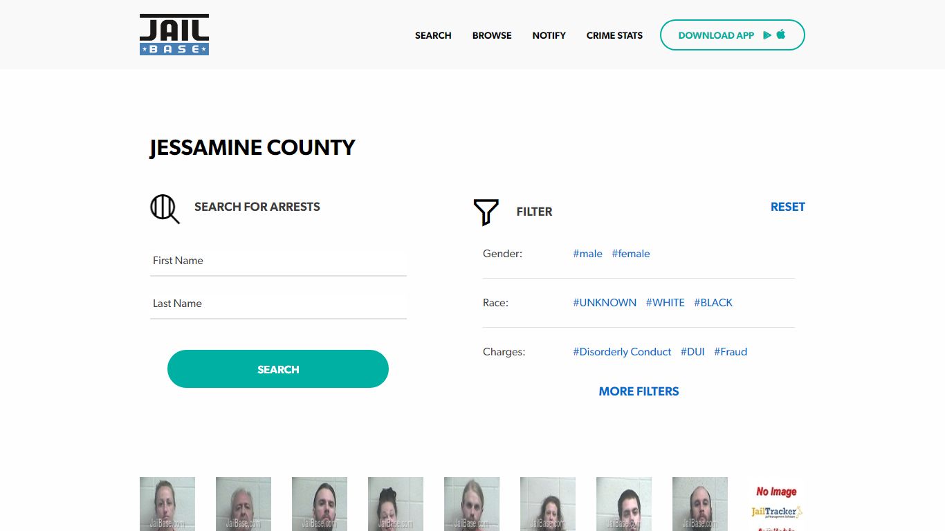 Jessamine County Jail Inmate Search and Mugshots | JailBase